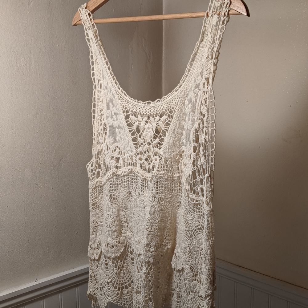 Free People Lace Top